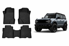 Black Horsetotaliner Floor Linerfits 2021-2026 Ford Bronco 4 Door2row3pcs