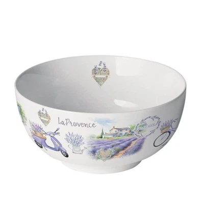 Bol blanc en porcelaine balade en provence - Photo 1/2