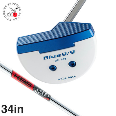Kasco Blue 9/9 DELTA-FACE DF-019 Mallet Putter 34in KBS CT Tour Steel Shaft New