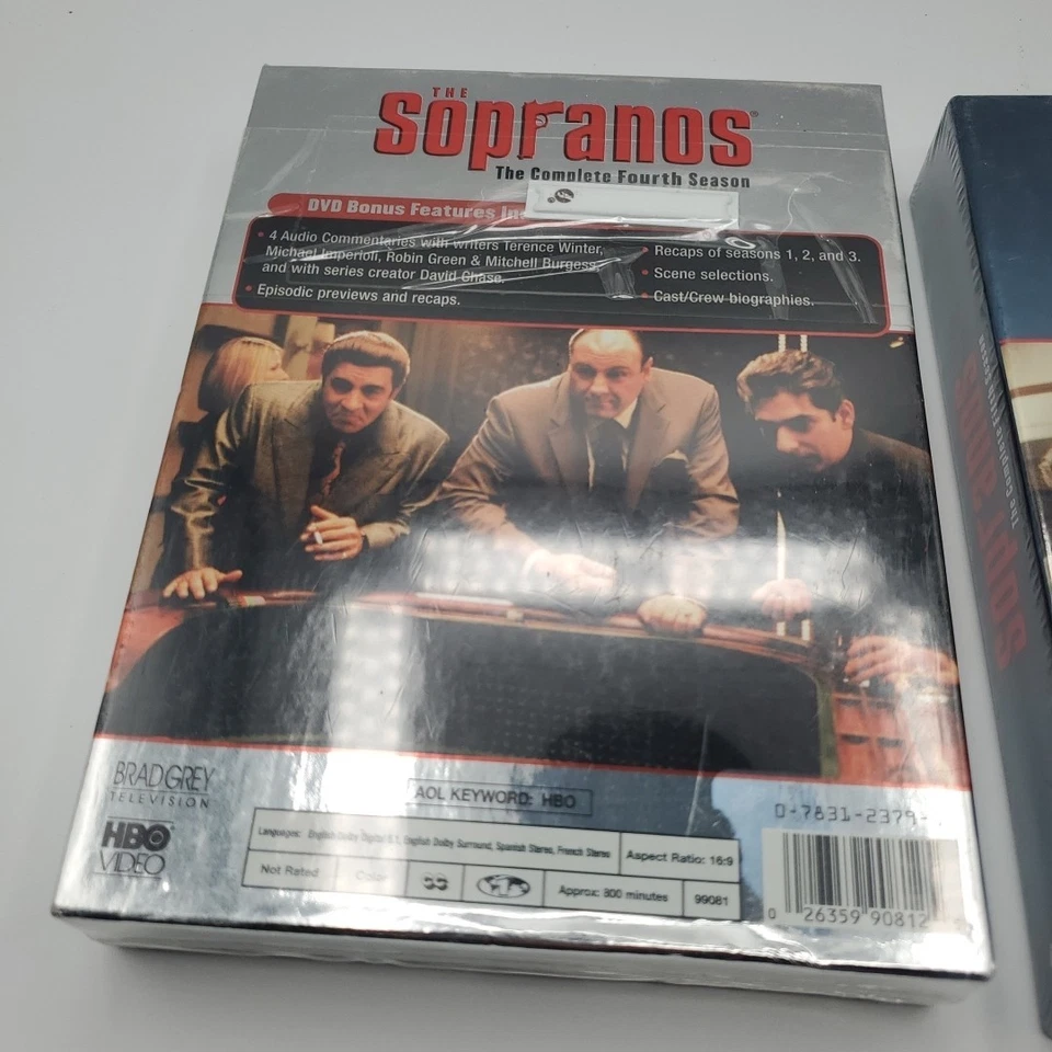 The Sopranos Complete Fourth Season 4-DVD Set & Season 5  2003 HBO Series NEW - Image 3 of 4