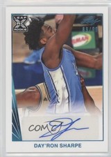 2021-22 Leaf Memories 1990 Base Platinum 89/99 Day'Ron Sharpe #BA-DS1 Auto k5l