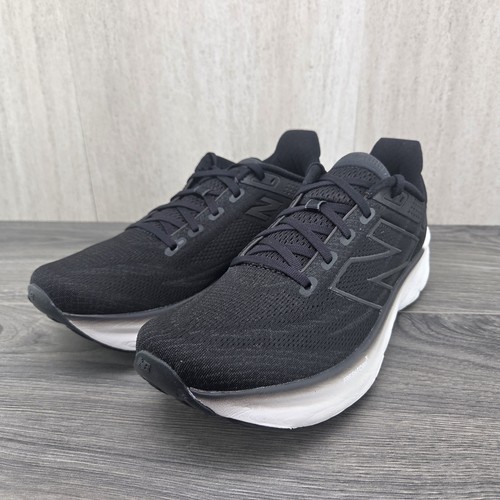 Zapatos para correr New Balance Fresh Foam X 1080v13 talla 10 para hombre negros blancos - Imagen 5 de 12