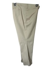 Lands' End Outfitters Cotton-Blend Khaki Straight Leg Chino Pants Size 22W