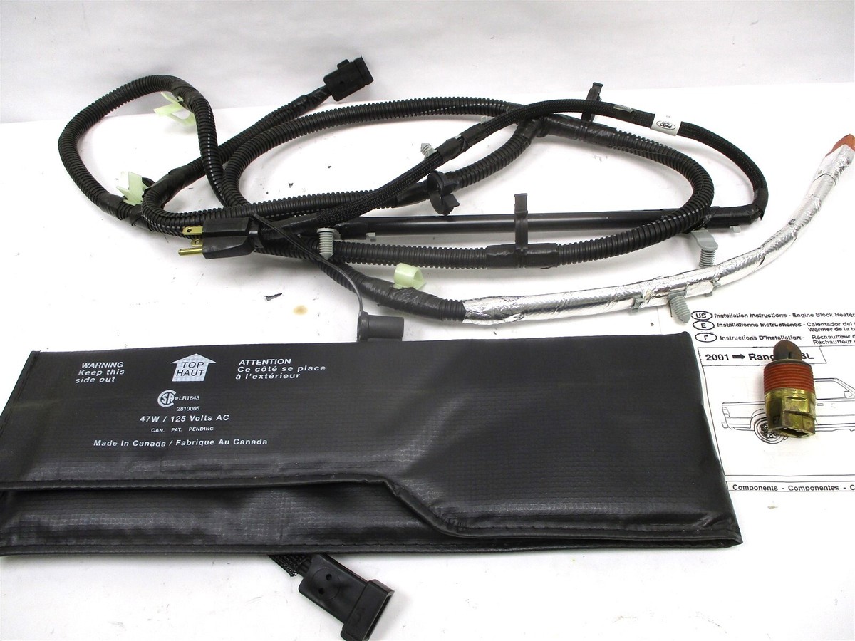 1L5Z-6D008-AA NEW OEM FORD RANGER ENGINE BLOCK HEATER KIT FOR