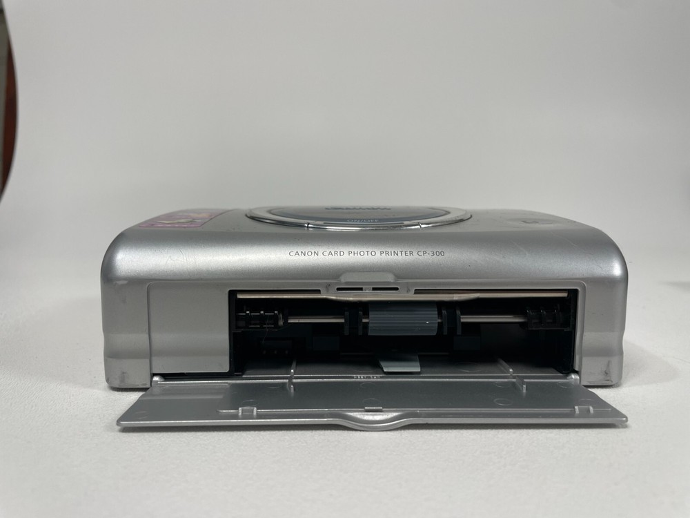 Canon CP-300 Card Photo Printer with Battery and Power Adapter - Tested Working