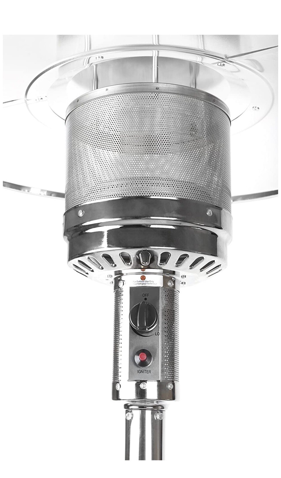 🔥🔥Amazonbasics Stainless Steel Outdoor Propane Patio Heater 46000 BTUs🔥🔥