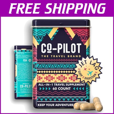 Premium Travel Wellness Supplement: Jet Lag, Immune & Sleep Support - 60 Count
