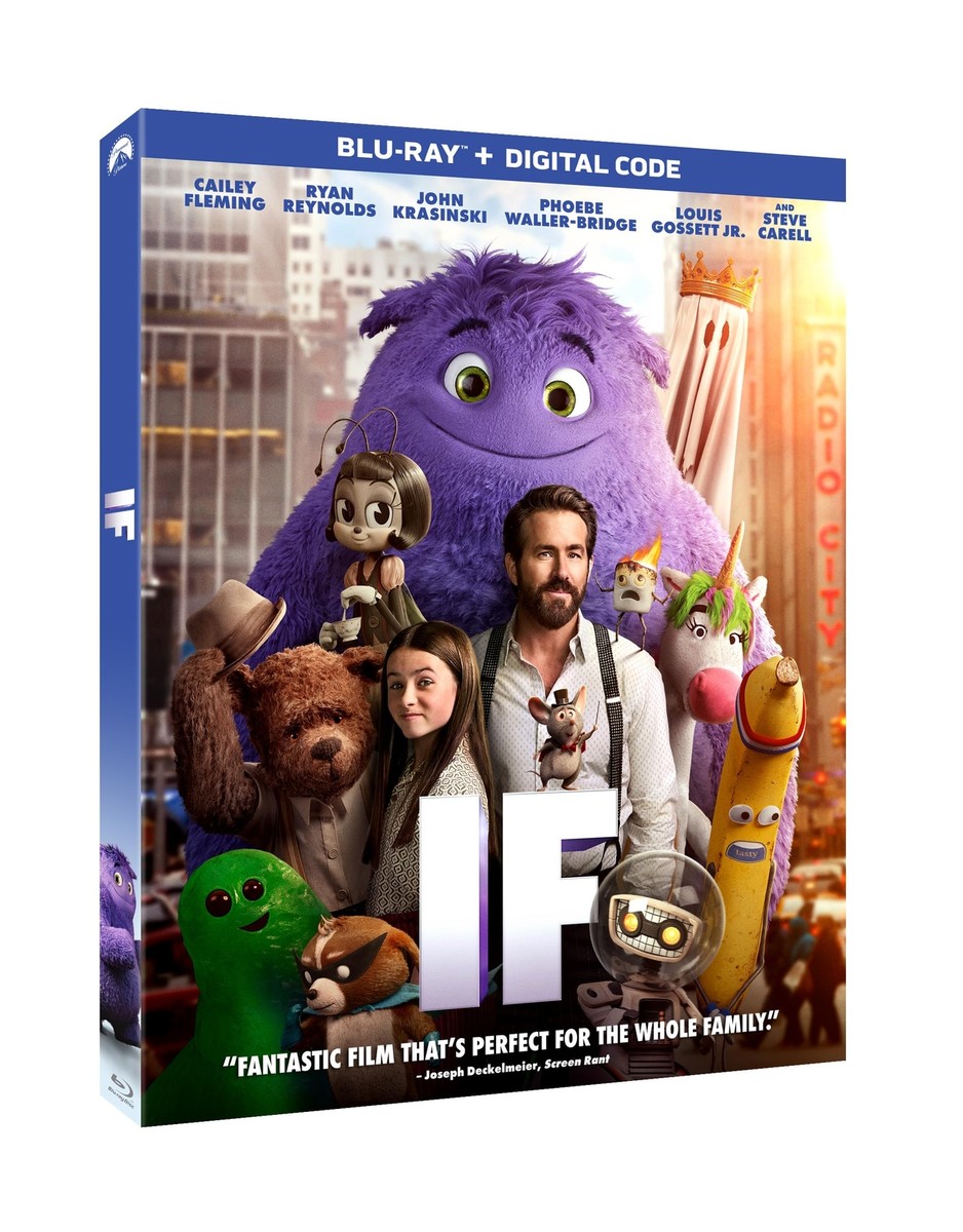 IF Movie DVD John Krasinski Cailey Fleming Ryan Reynolds Family
