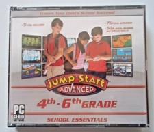 5 CD ROM JUMP START ADVANCED 4th - 6th GRADE SCHOOL ESSENTIALS CD-ROM Activities