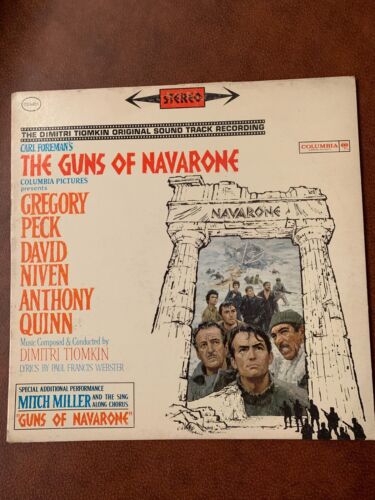 Dimitri Tiomkin- The Guns Of Navarone Orig. Soun 1961 CS-8455 Vinyl 12'' Vintage - Afbeelding 1 van 3