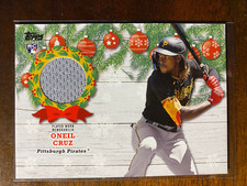 2022 Topps Holiday Oneil Cruz #WRC-OC Rookie RC Relic Jersey Pirates