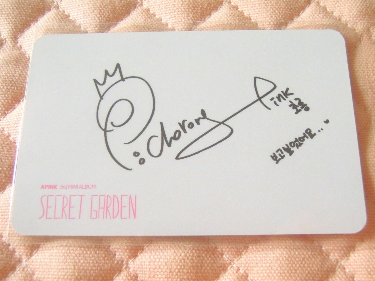 ver. Chorong) APINK A-PINK 3rd Mini Album Secret Garden TYPE