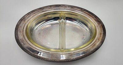 1892 Poole Silver Co EPCA Silver Plated Platter Dish with Lid