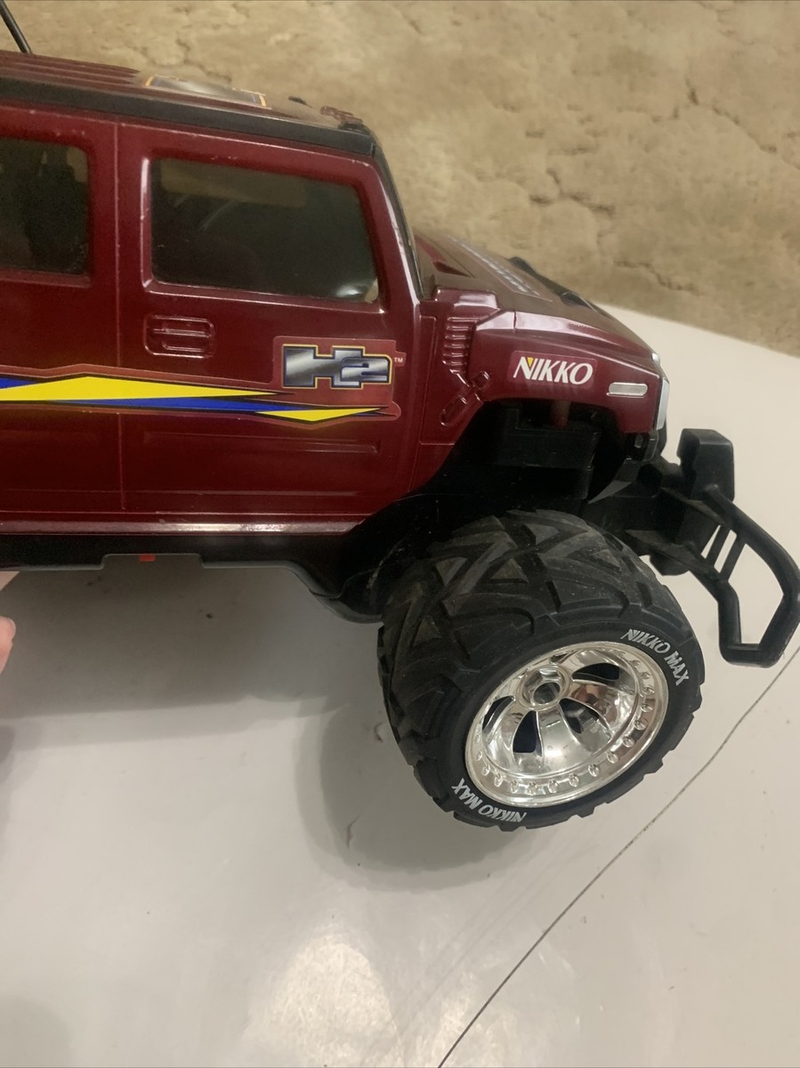 NIKKO ラジコン HUMMER H2＋プロ製作カスタム充電器付き NIKKO HUMMER H2 RC Truck 12”L 27MHz W/Battery No Remote No Charger