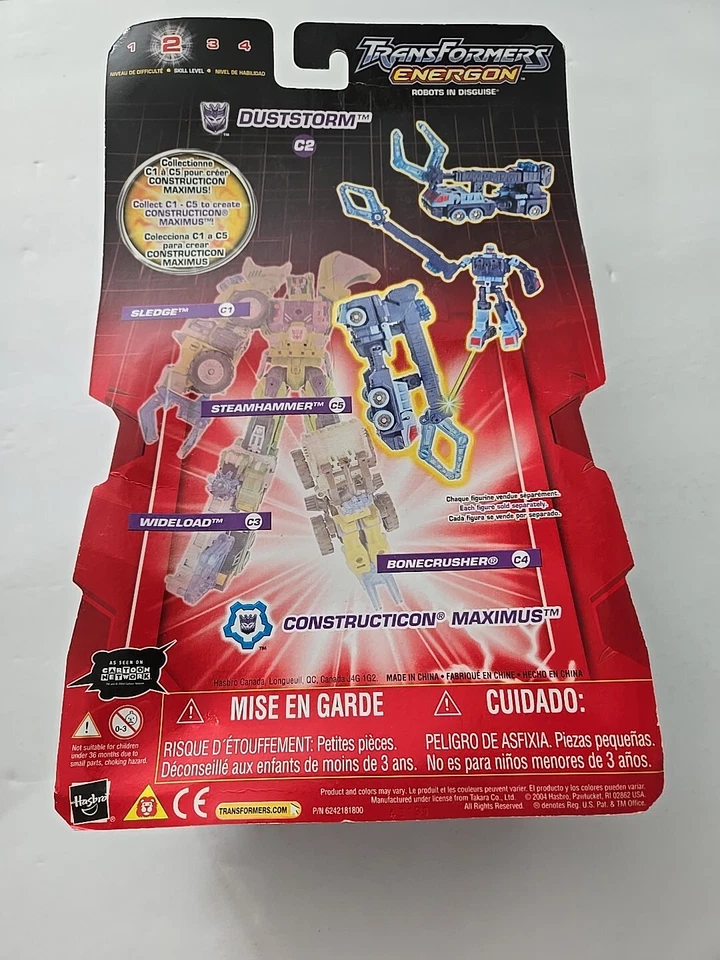 Transformers Energon Powerlinx Combiners Duststorm Figure Constructicon Maximus - Image 2 of 2
