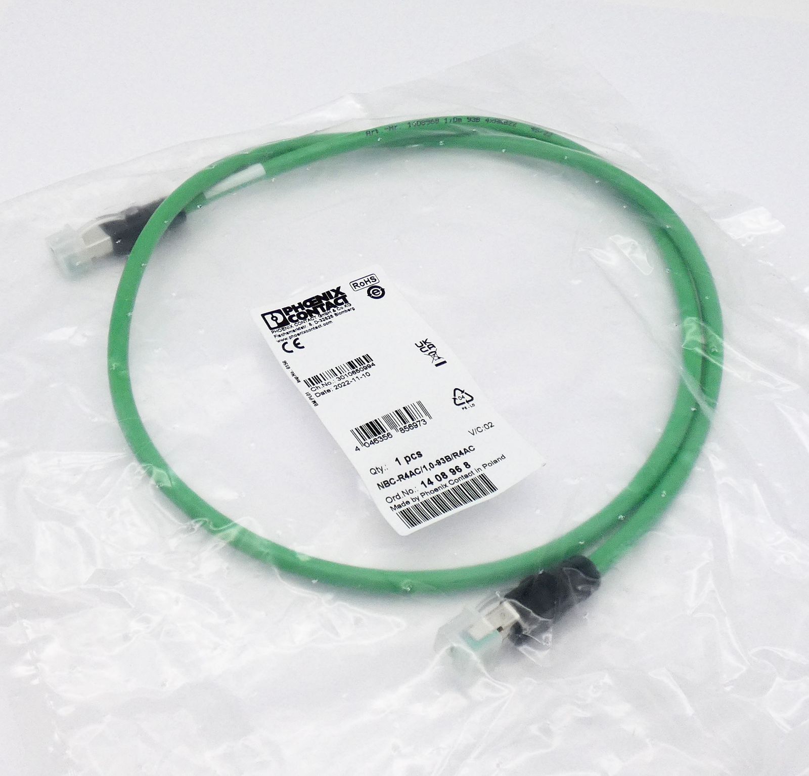 Phoenix Contact NBC-R4AC/1,0-93B/R4AC 1408968 L=1m Patchkabel -unused-