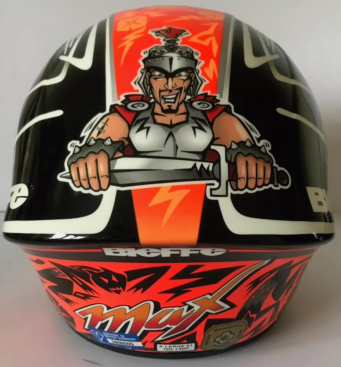 MAX BIAGGI HAND SIGNED BIEFFE REPLICA HELMET 1. eBay