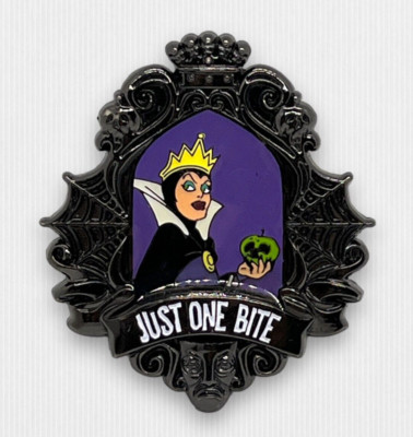 DISNEY PARKS Sleeping Beauty - EVIL QUEEN ''Just One Bite'' Collectible Pin (2019)