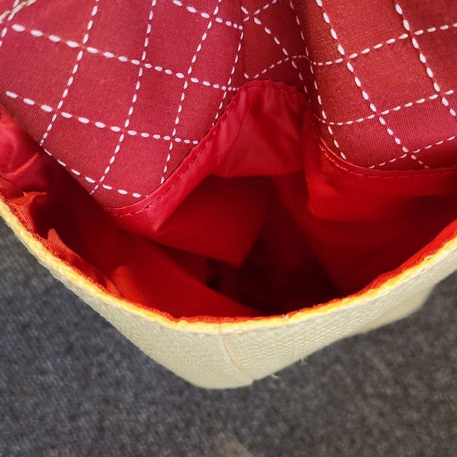 Tommy Hilfiger Straw Tote Bag 10"×14"×7" thumbnail 8