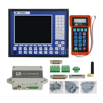 Système De Contrôle CNC 2 Axes F2300A + Télécommande F1521 - Pour Machines De Découpe