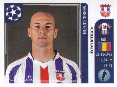 Panini Sticker Champions League 2011/2012 Nr. 197 Sergiu Costin FC Otelul Galati