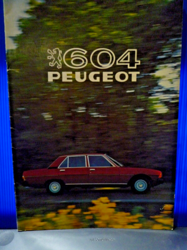 Peugeot 604 1981  brochure CATALOGUE prospekt original Pays Bas 16p - Afbeelding 1 van 7