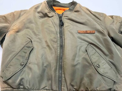 Avirex MA-1 VF-117 Privateers Military Patches Bomber Full Zip