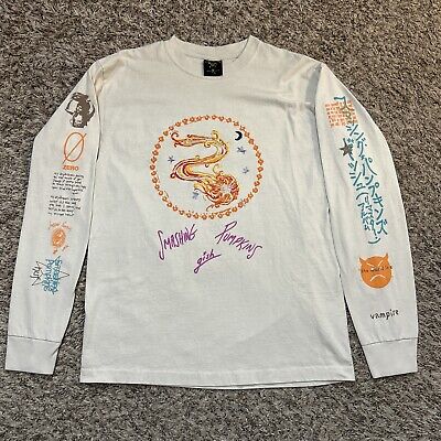 Huf x Smashing Pumpkins Crush Long Sleeve T-Shirt Bone Huf x Smashing Pumpkins Crush Long Sleeve T-Shirt Bone