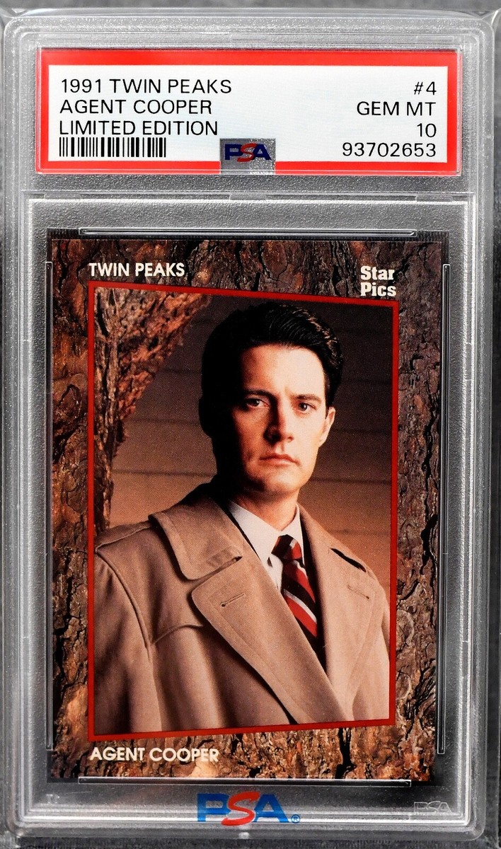 1991 Twin Peaks Agent Dale Cooper Limited Edition #4 -- PSA 10 GEM