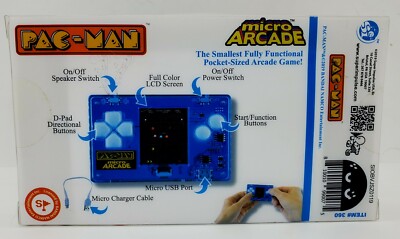 Micro Arcade - Pacman (Super Impulse, 2019) Brand New! Factory