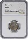 1914-S Buffalo Nickel (S/S RPM 1) XF40 NGC