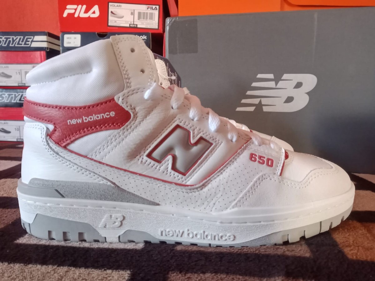 Size 8.5 - New Balance 650R White Burgundy for sale online  display picture 3