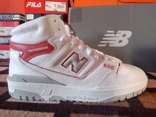 Size 8.5 - New Balance 650R White Burgundy