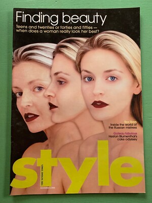 Sunday Times STYLE 5-November-2006 U2 Bono's wife Ali Hewson Heston Blumenthal