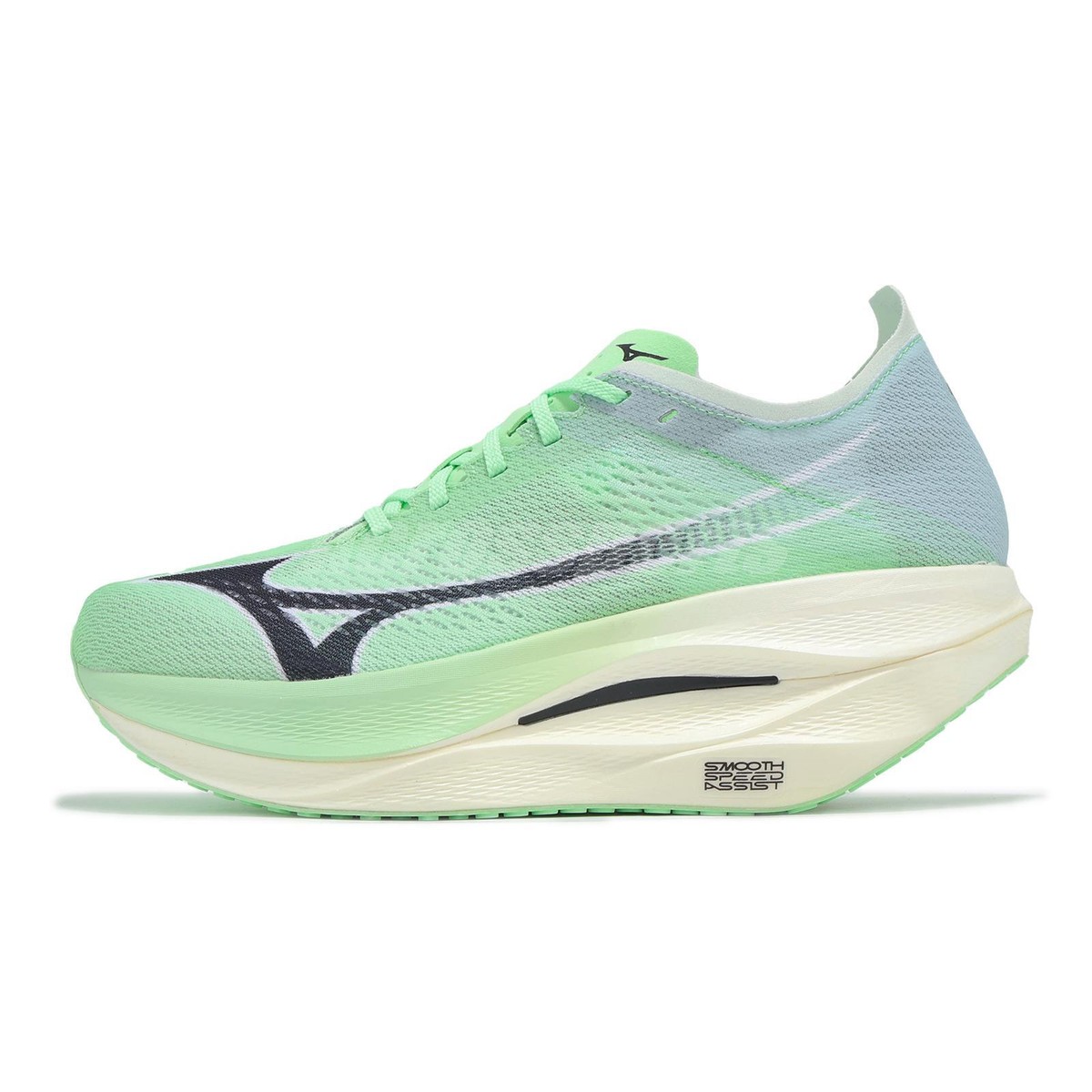 Mizuno Wave Rebellion PRO 3 Green Black Men Unisex Racing Running