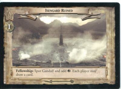Lord Of The Rings CCG Card RotK 7.U331 Isengard Ruined