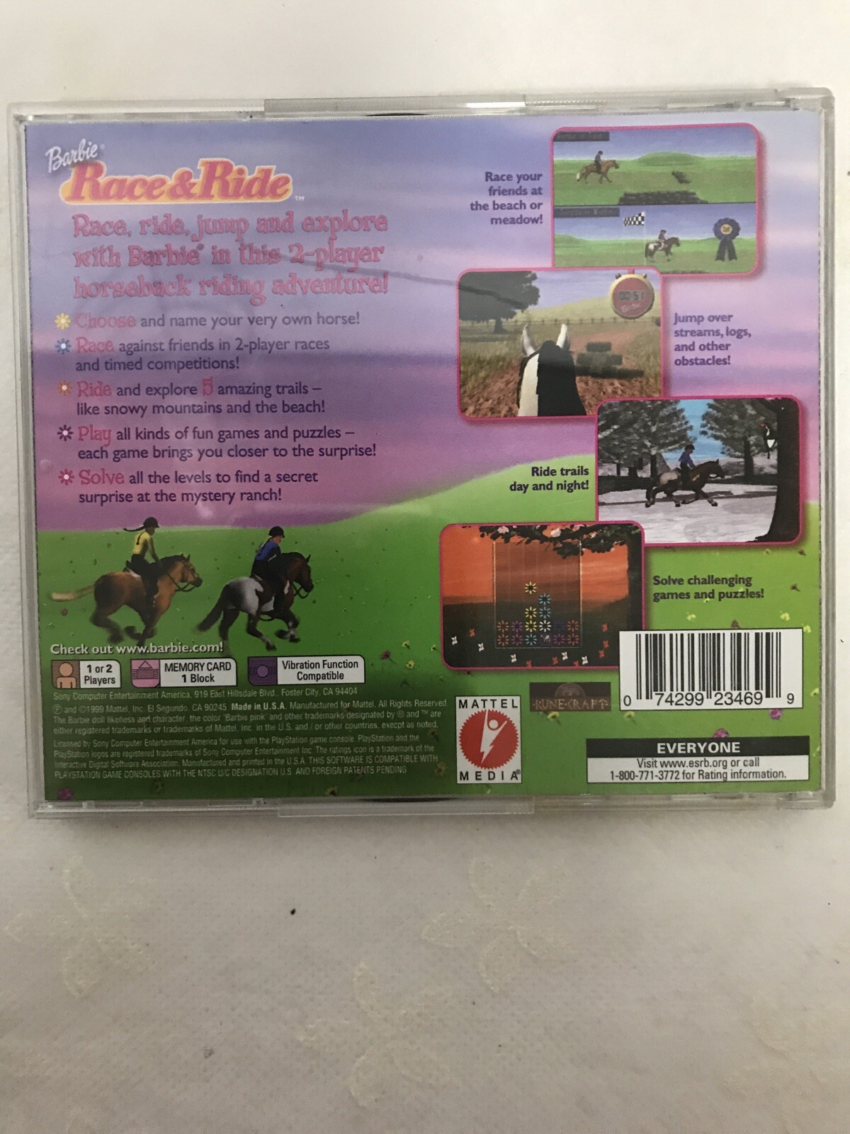 barbie race and ride games