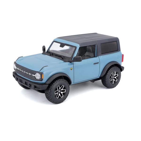 Ford Bronco Badlands 1:24 Modellauto Blau Neu-image