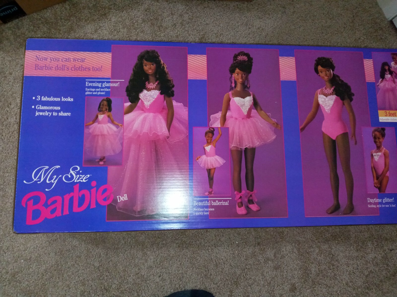 my size barbie black