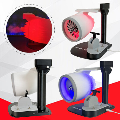 Kreativer USB-Turbo Desktop-Lüfter Engine Fan Jet Luftbefeuchter mit Licht