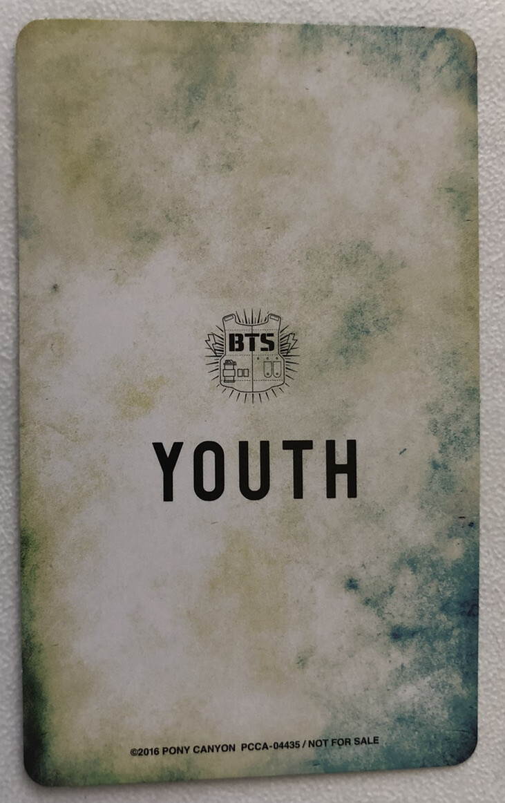 BTS YOUTH Photocard Japan Album [Group] | eBay