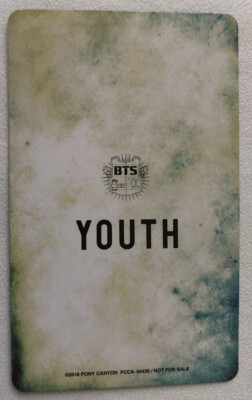 BTS YOUTH Photocard Japan Album [Group] | eBay