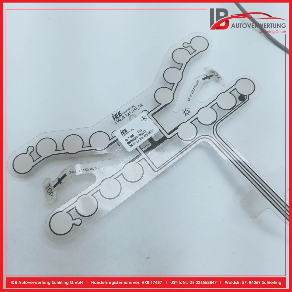 MERCEDES BENZ CLASSE C T-MODEL S204 C220 CDI Riconoscimento Occupazione Sedile A2048705851 - Immagine 2 di 4