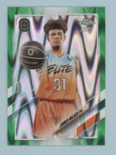 Johned Walker 2022 Topps Chrome Overtime GREEN RAYWAVE REFRACTOR Rookie 1/75