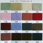 0.6MM ULTRA MICROFIBER FAUX SUEDE CLOTH PATCH LINING NON FRAYED BLACK WHITE 54"W