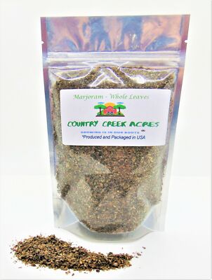 2 oz Marjoram Seasoning Whole Leaves - A Hearty Flavor - Country Creek LLC