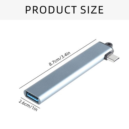 Multiport USB C Hubs with 3 USB 2.0 Port and 1Port USB 3.0 for Desktop Laptop - Afbeelding 8 van 8