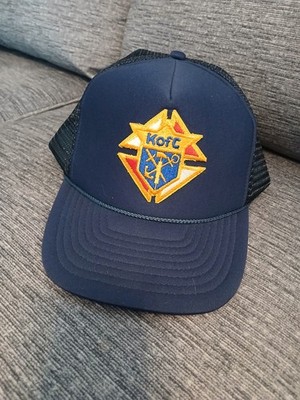 Vintage 70 s KNIGHTS OF COLUMBUS KofC TRUCKER HAT CAP Snap Back Nissan Cap