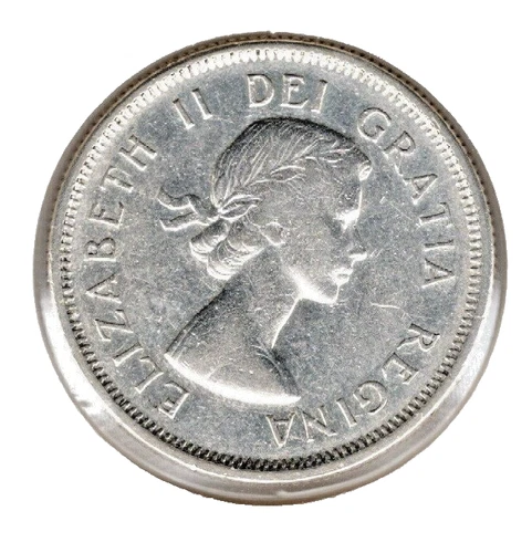 1960 - Canadian Quarter - 25 cent - 80% Silver