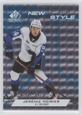 2021 SP Game Used CHL Edition New Style Teal Foilboard 3/10 Jeremie Poirier 0nr3